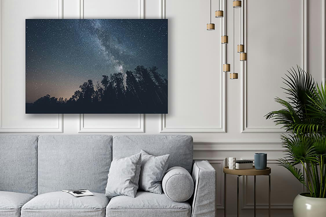 NUIT ÉTOILÉE - Photographie d'art des BestJobers 60x90 cm sur alu