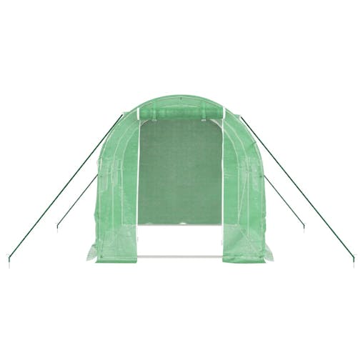 NNEVL Greenhouse with Steel Frame Green 4 m&sup2; 2x2x2 m