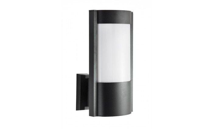 Kinkiet zewnętrzny czarno-biały ELIS 1xE27x60W IP54 SU-MA