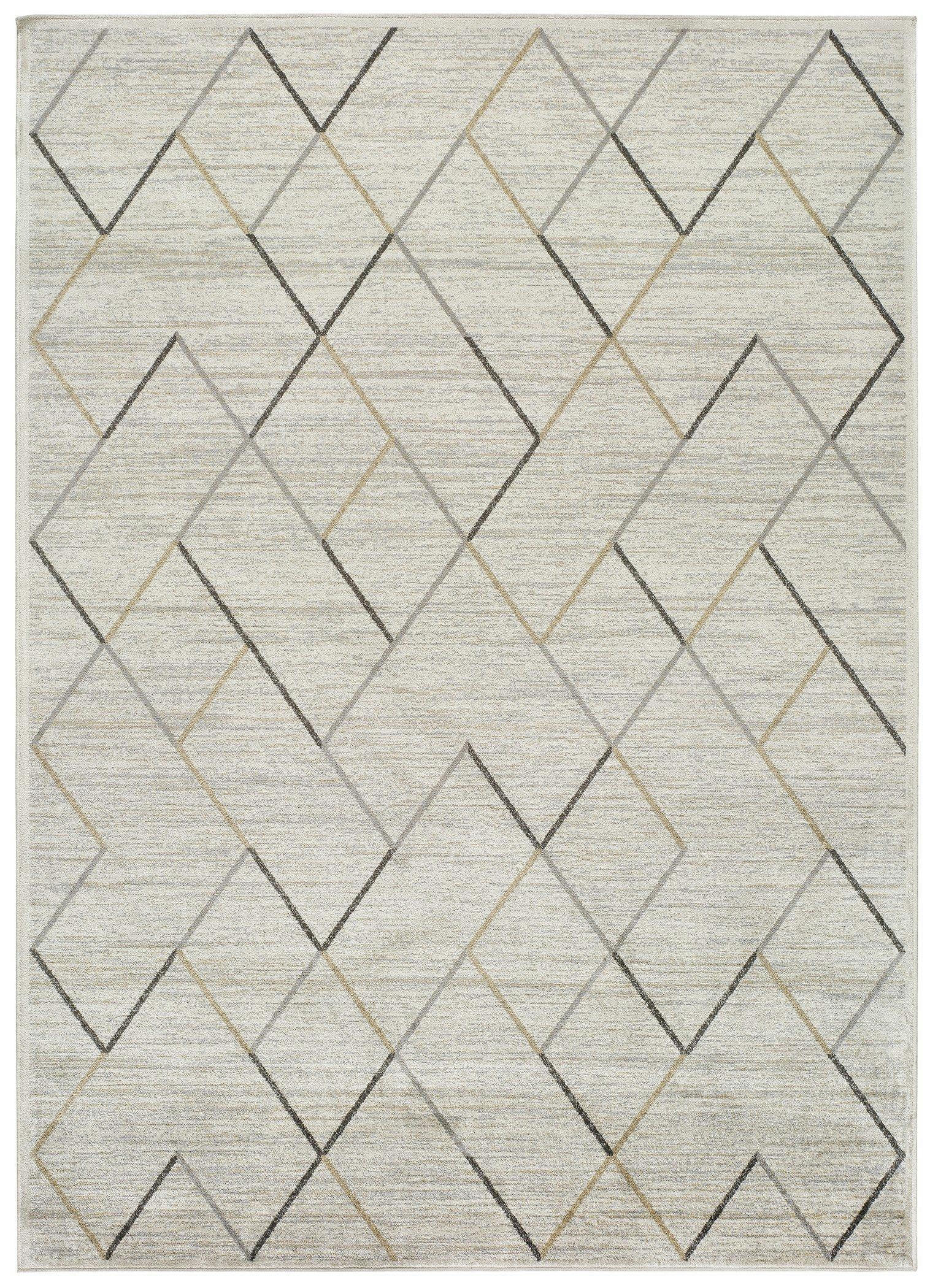 BELGA - Tapis vintage beige 100x140 cm