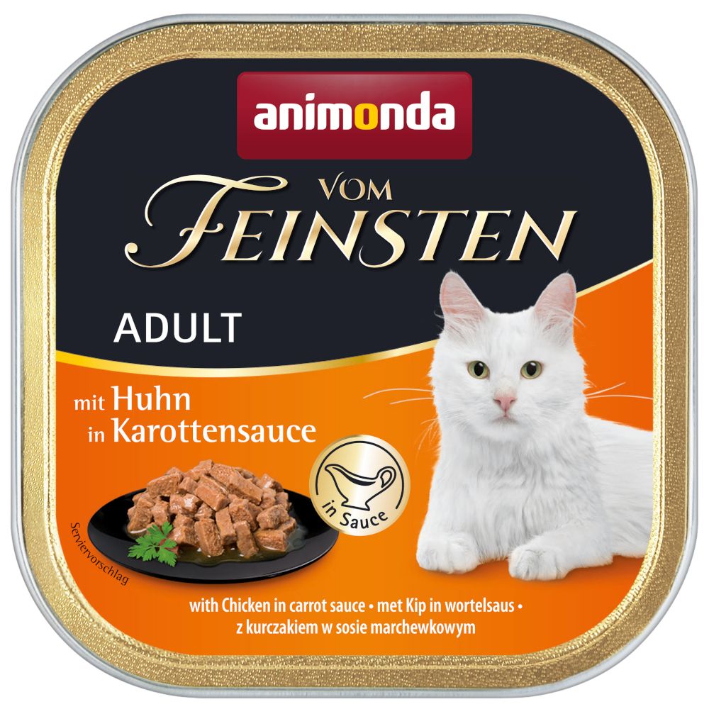 animonda vom Feinsten Adult No Grain in Sauce Saver Pack 24 x 100g