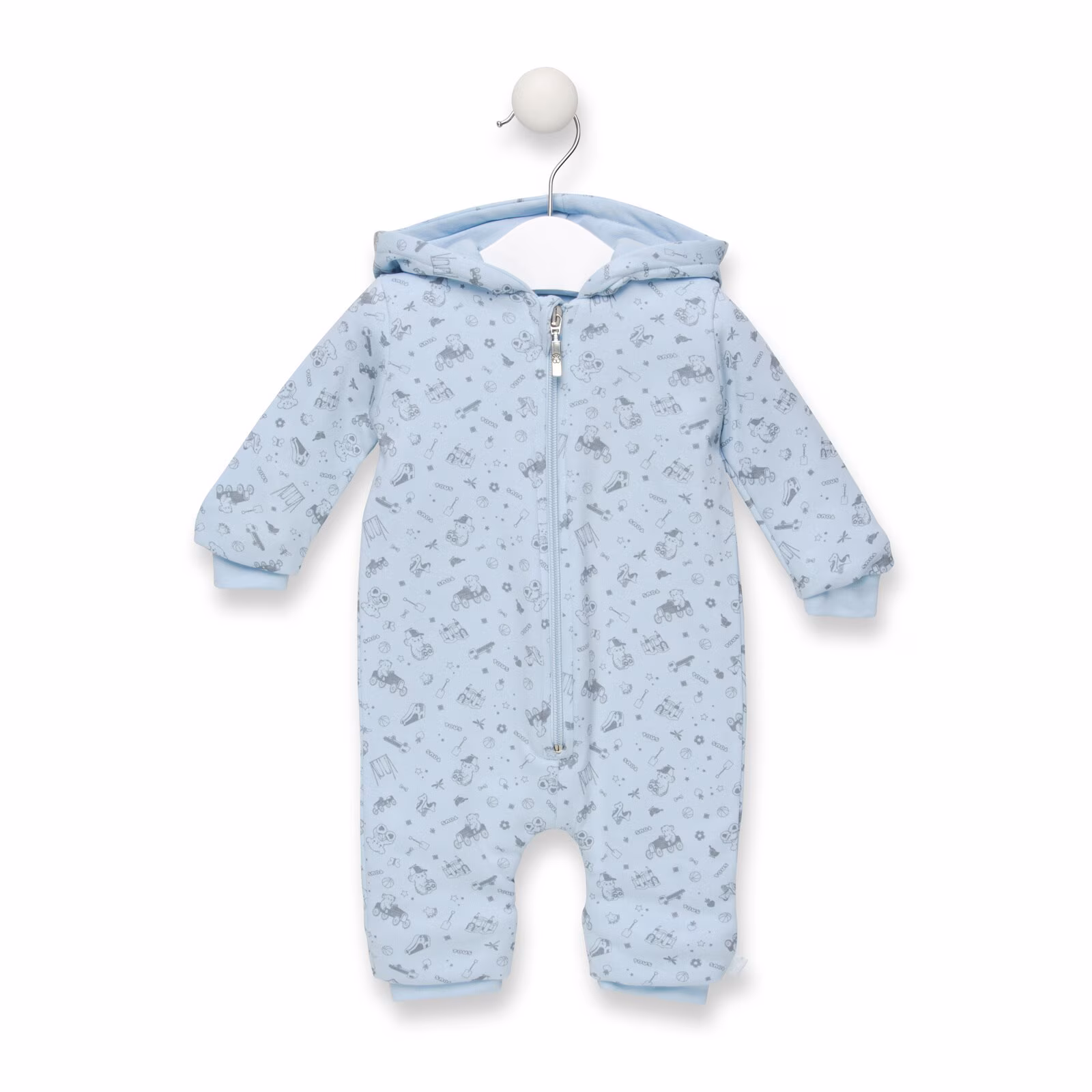 Buzo con capucha Playground Boy Azul celeste