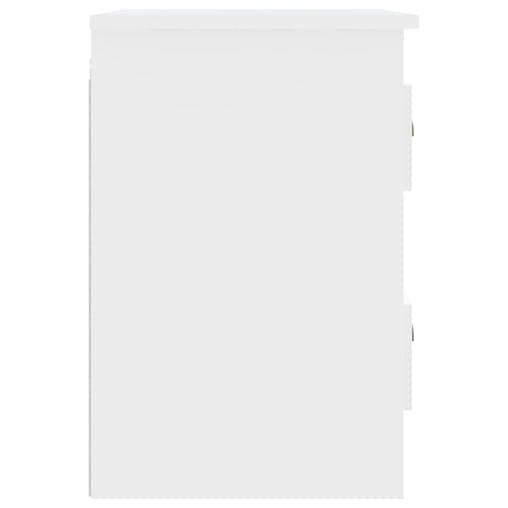 NNEVL Wall-mounted Bedside Cabinet White 41.5x36x53cm