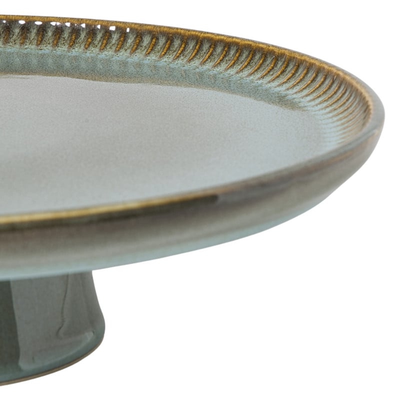 Taartplateau Toscane - groen - &Oslash;30x8 cm