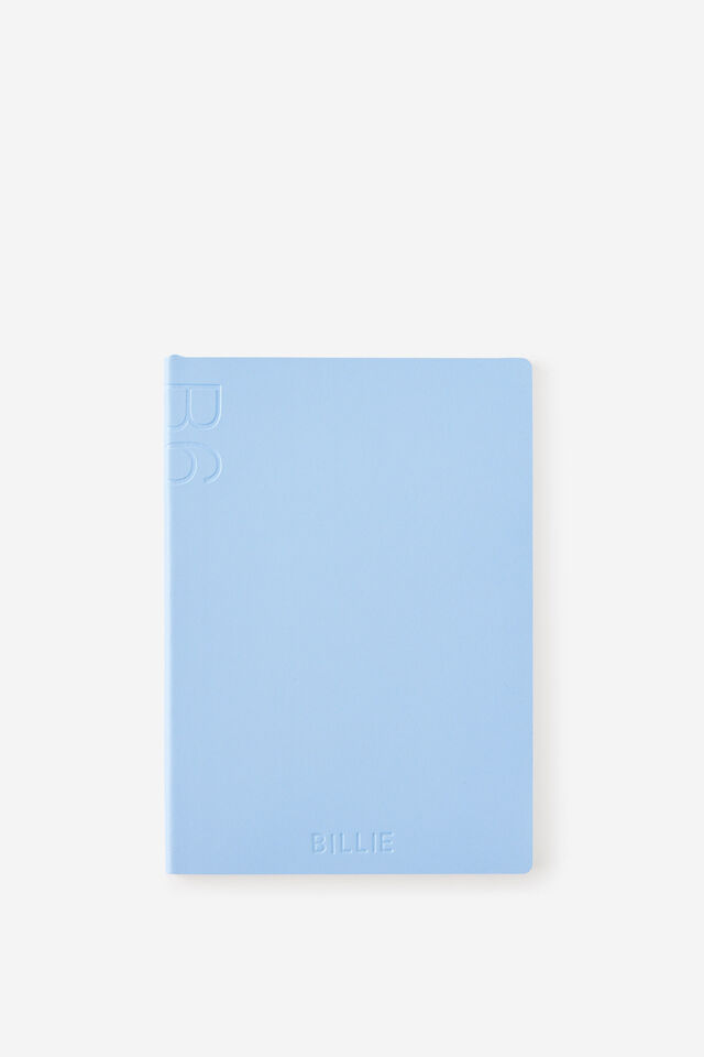 Personalised B6 Soft Cover Lined Notebook
