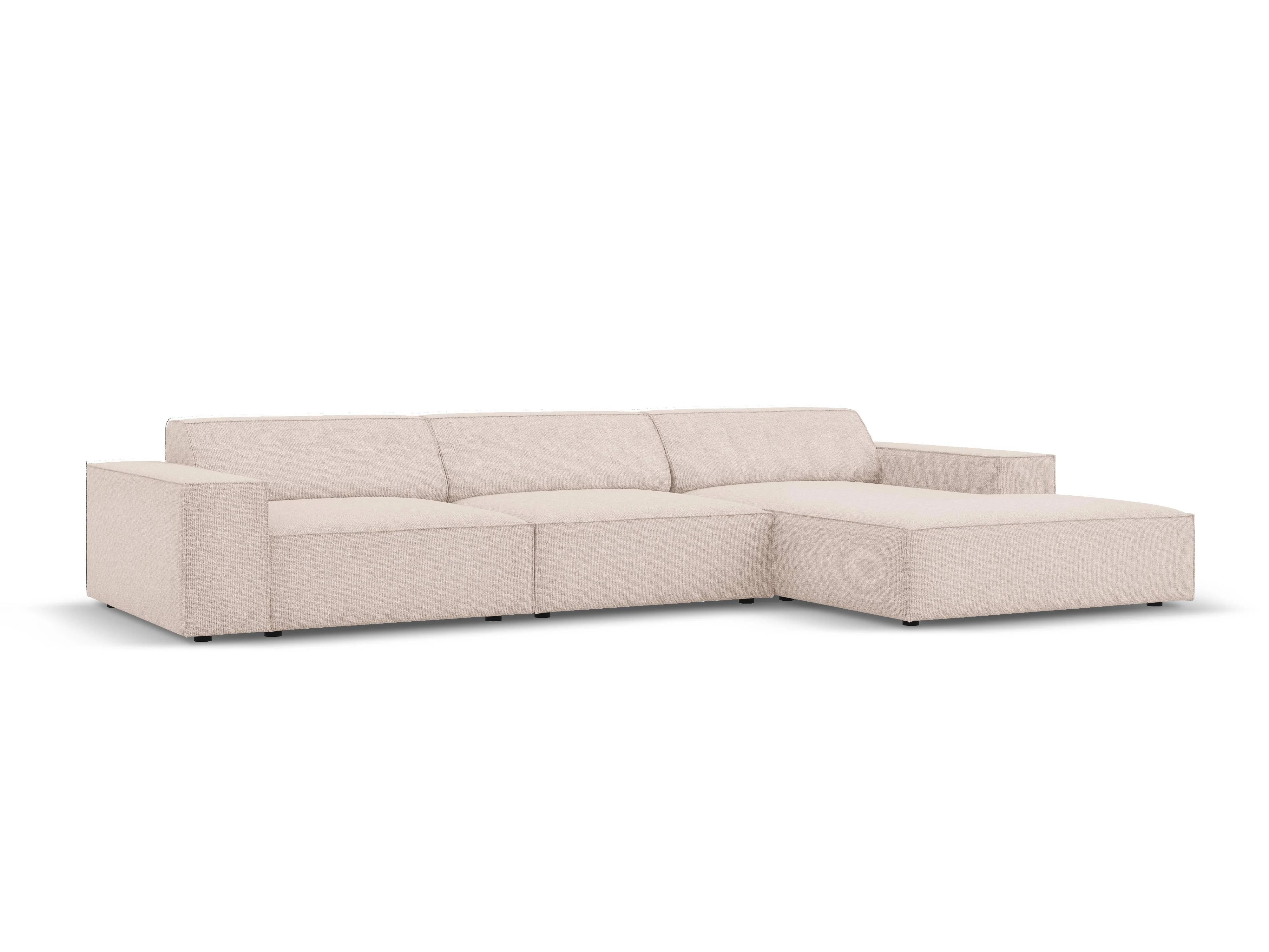 4-zitshoekbank Jodie rechts chenille