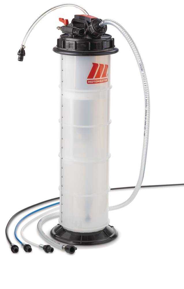 MotoMaster Pneumatic Fluid Extractor with Automatic Shut-off Valve, 8.5-L