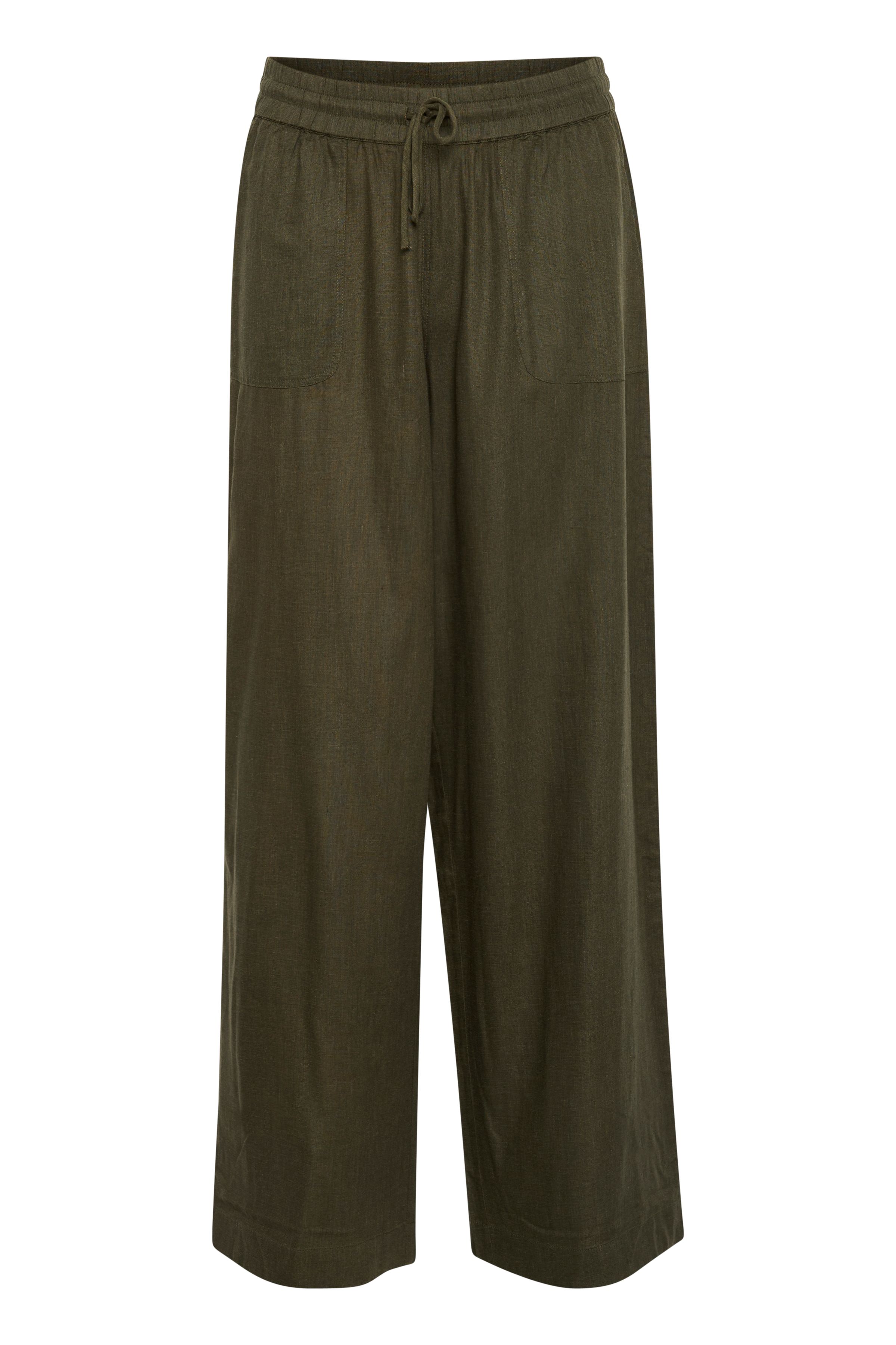 Kaffe Milia Elastic Waist Wide Leg Trousers