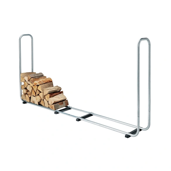 Stapelhilfe, silberfarben, geeignet für Holzscheite von 25 - 50 cm
