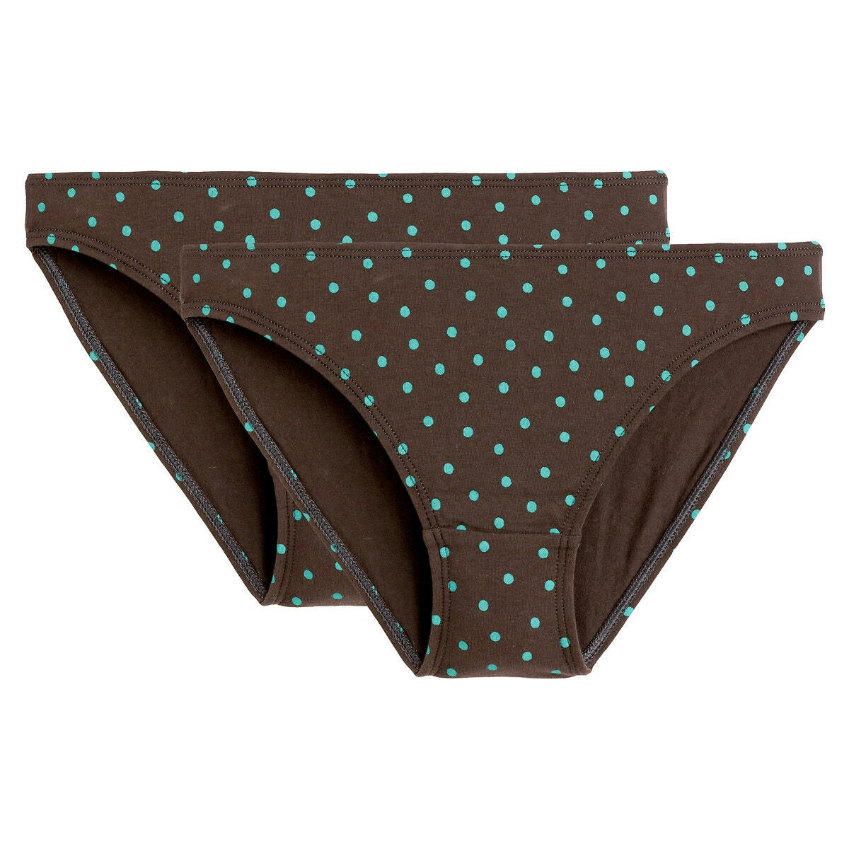Lot de 2 slips, imprimé pois