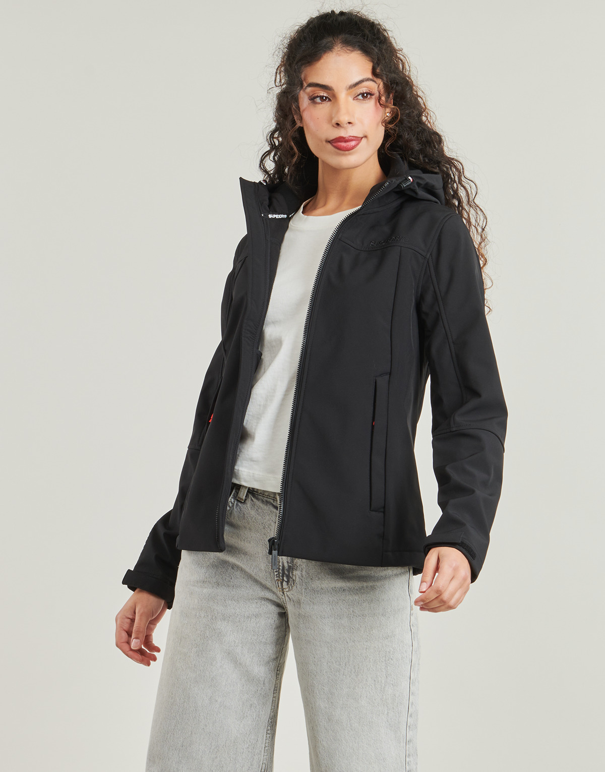Superdry - TREKKER CLASSIC HOODED JKT - Black