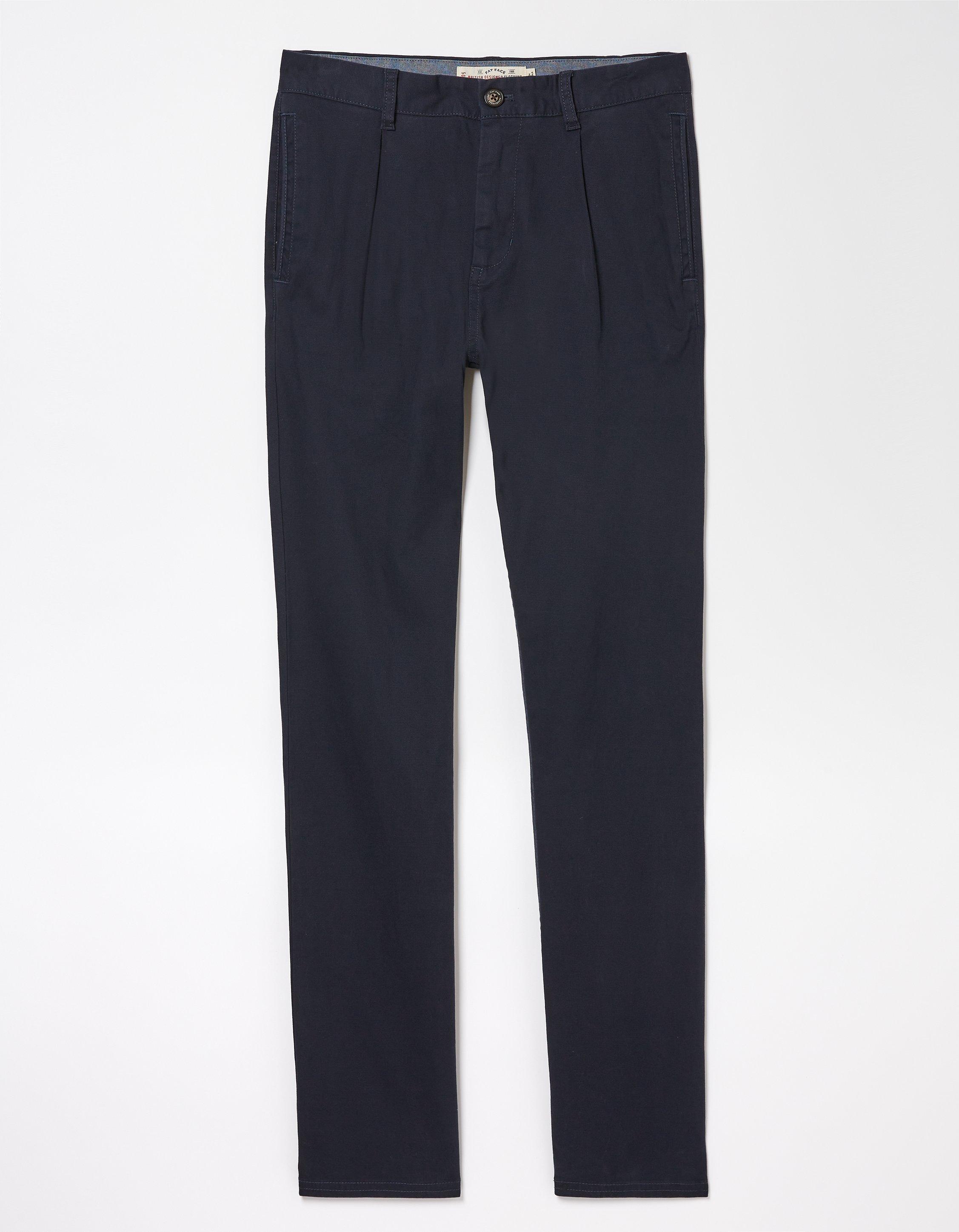 Pleated Chino Trousers