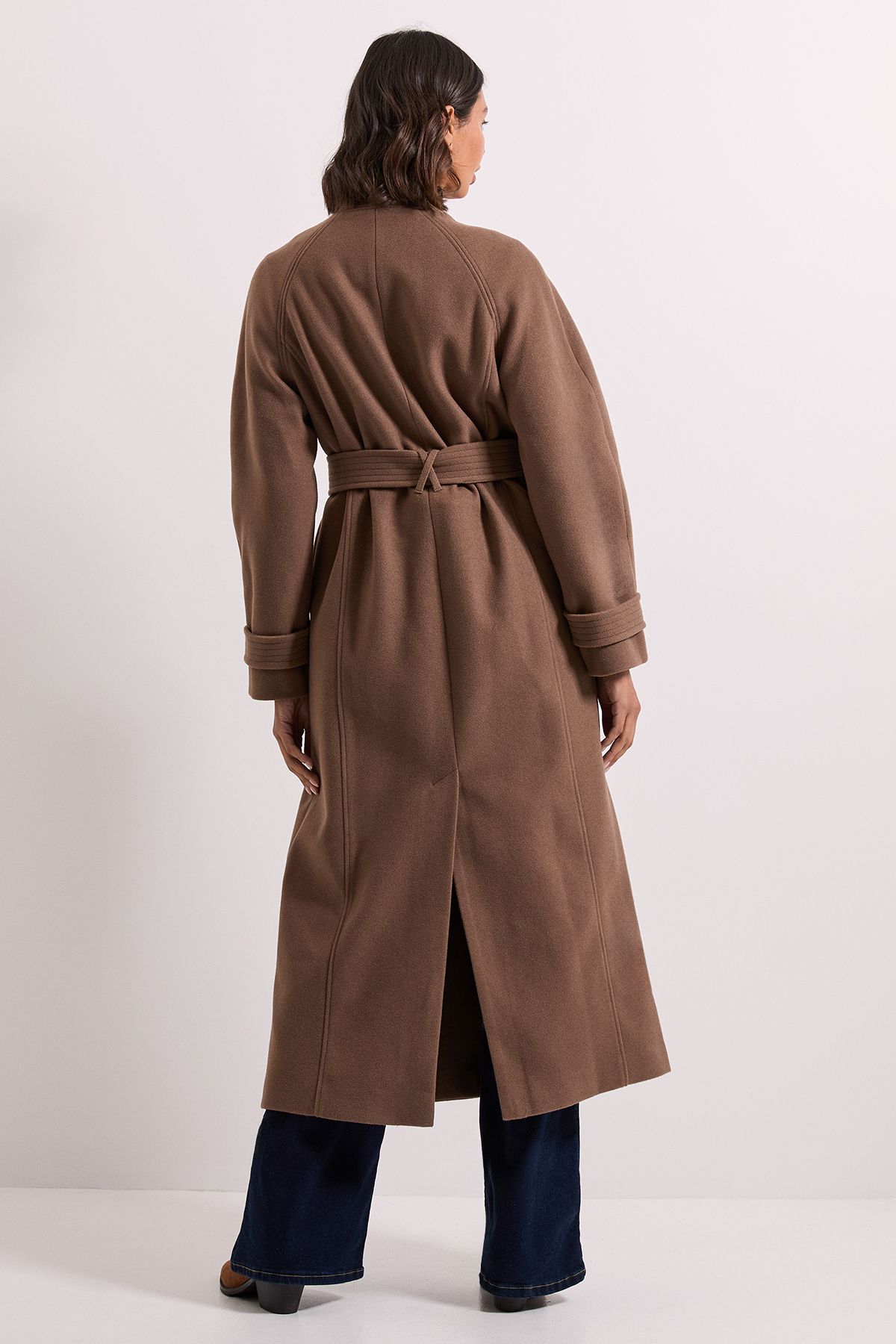 Dorothy Perkins Classic Midi Funnel Neck Coat