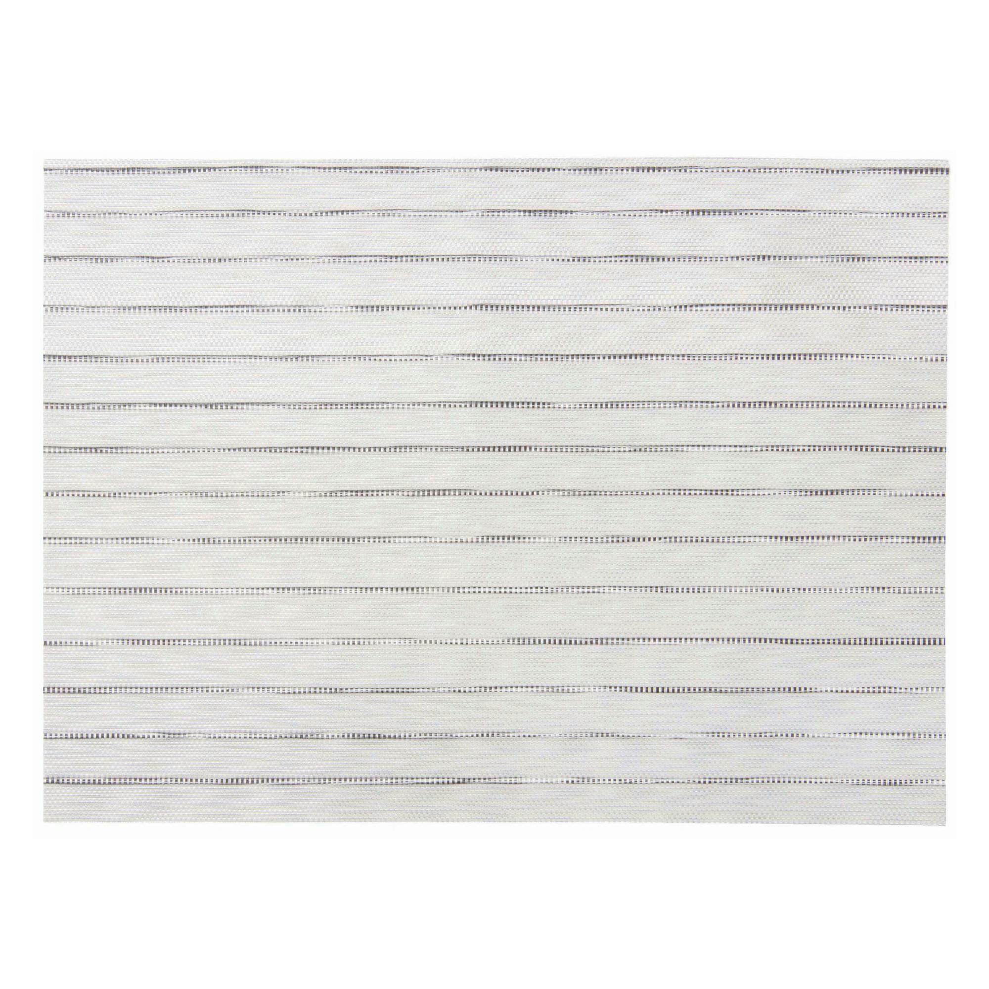 MANOKA - Set de table  en polyester argent 33 x 45