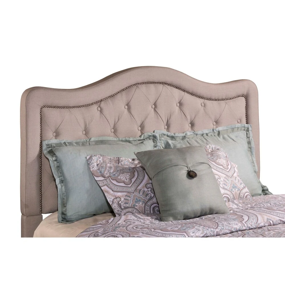 Trieste Headboard (with Rails) Dove Gray Linen
