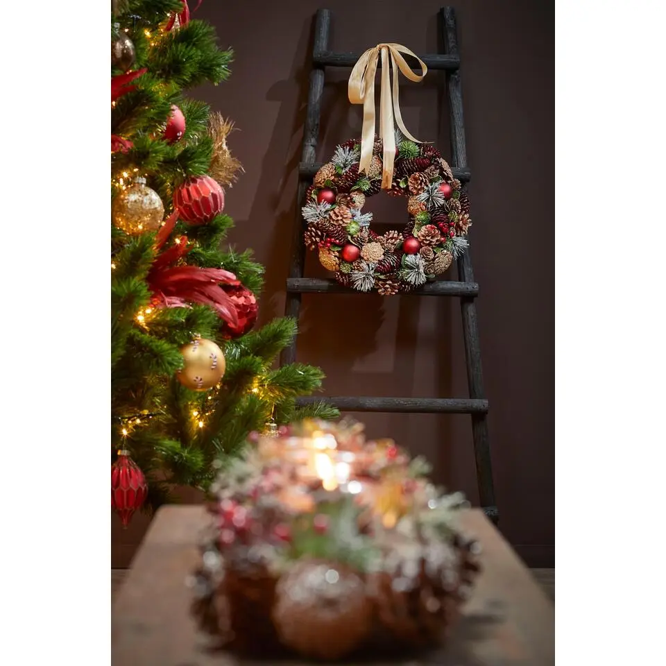 House of Seasons Ladderrek - L29 x B49 x H119 cm - Zwart