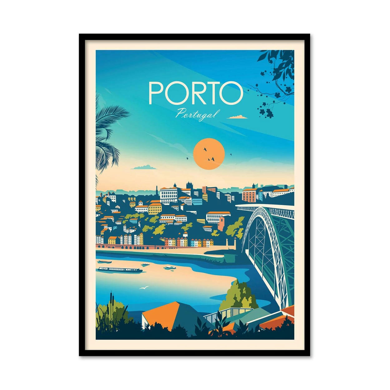 STUDIO INCEPTION - PORTO PORTUGAL - STUDIO INCEPTION - Affiche d'art 50 x 70 cm