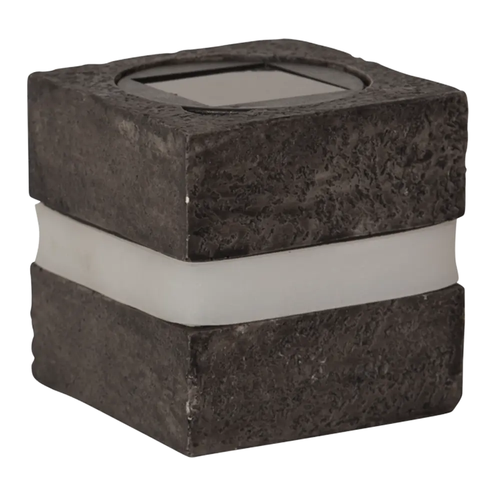 Solarleuchte Stonecube