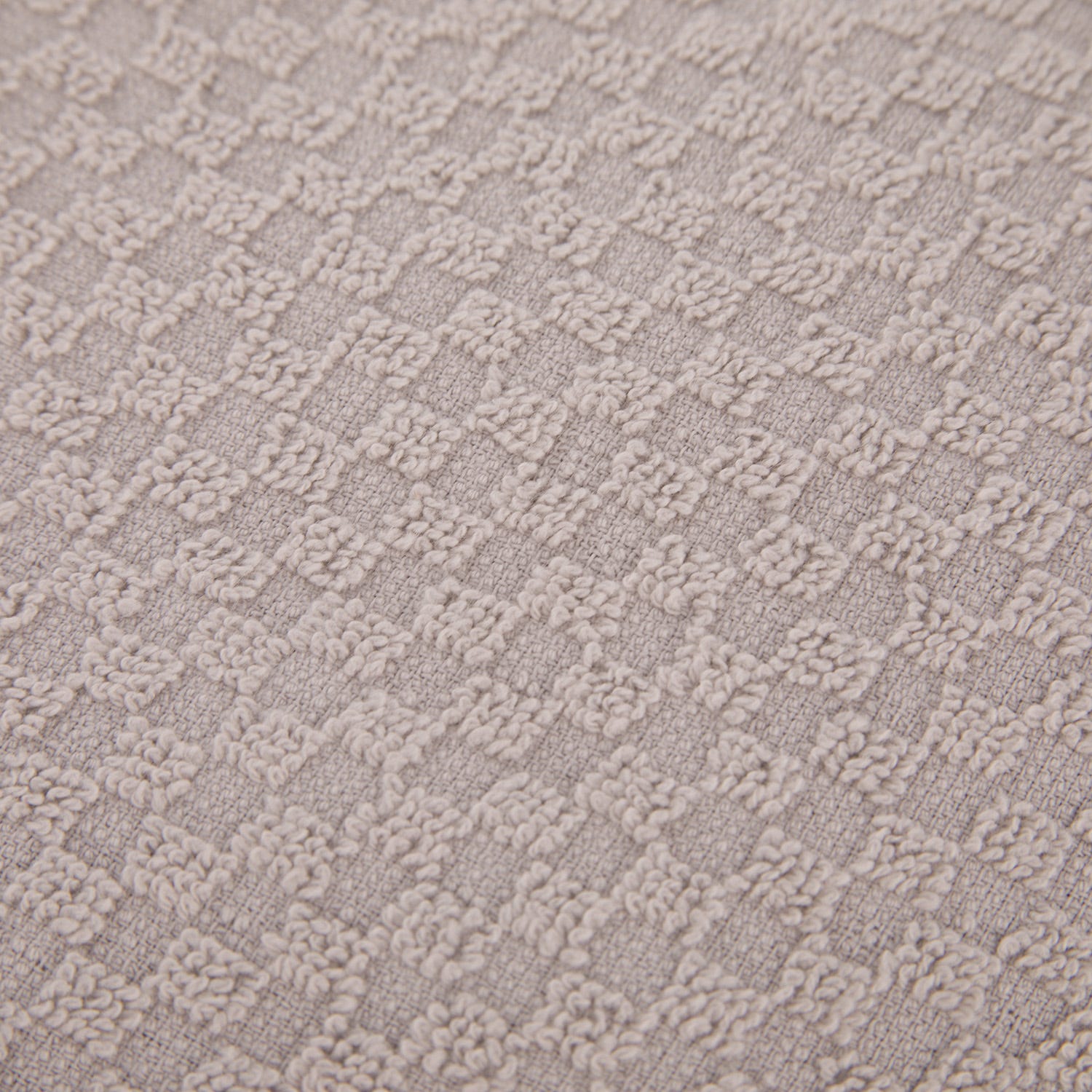Asciugamano viso ospite cotone Pop Corn grigio chiaro