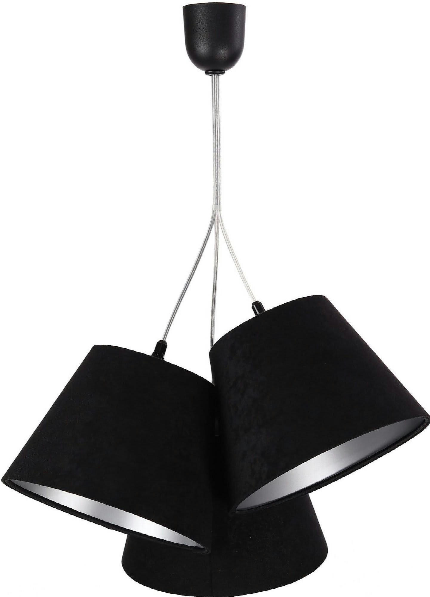 CENNIK - Suspension Tissu Noir 50x50x107 cm