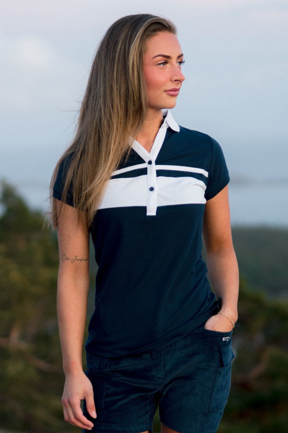 Solastranda polo piqueskjorte