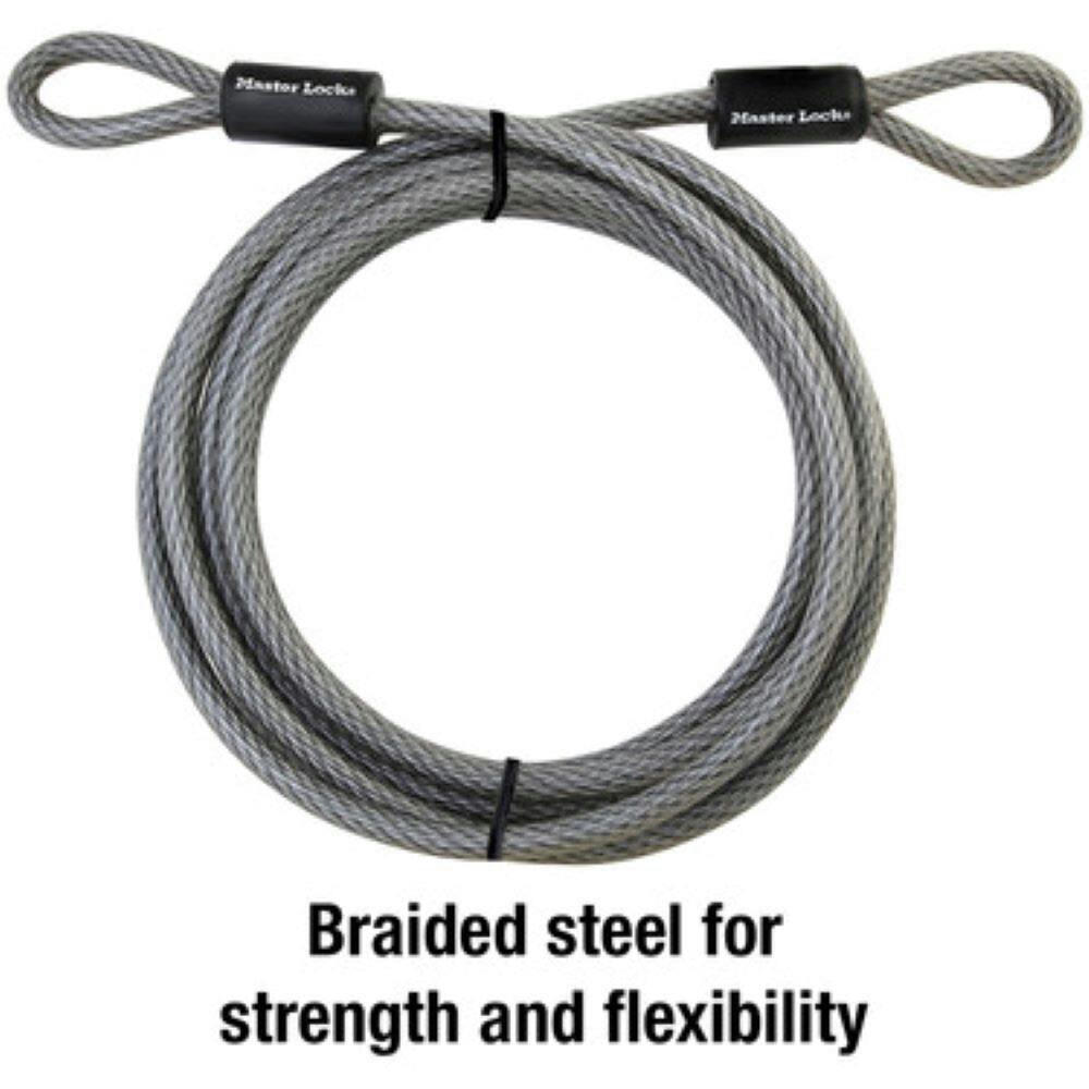 Master Lock Cargo Cable Loop, 15-ft x 3/8-in