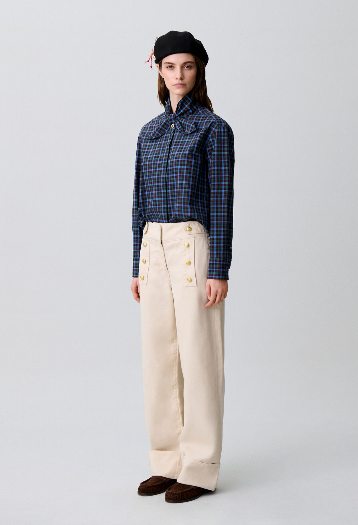 Jean large denim clair