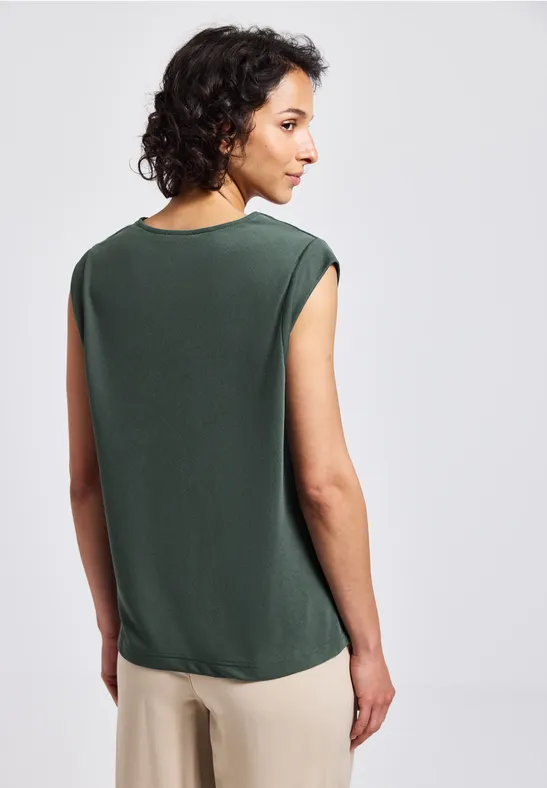 Silk-Look Strukturshirt