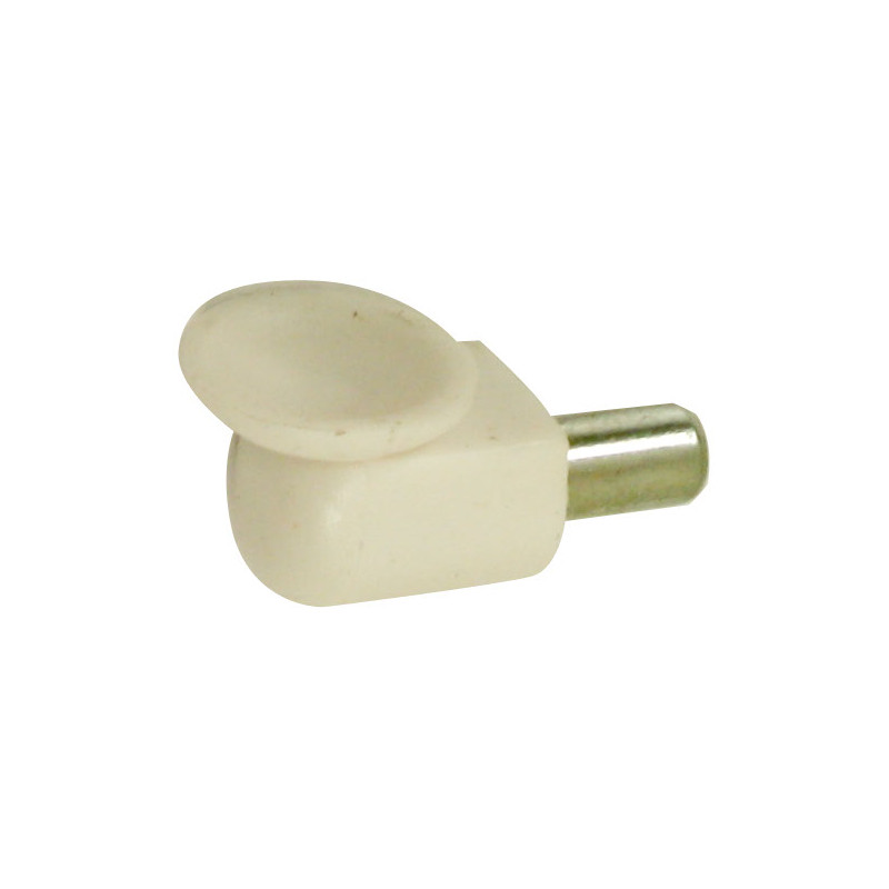 Taquet à entailler avec ventouse blanc Ø 5 mm 16 pièces TEKNIBOX