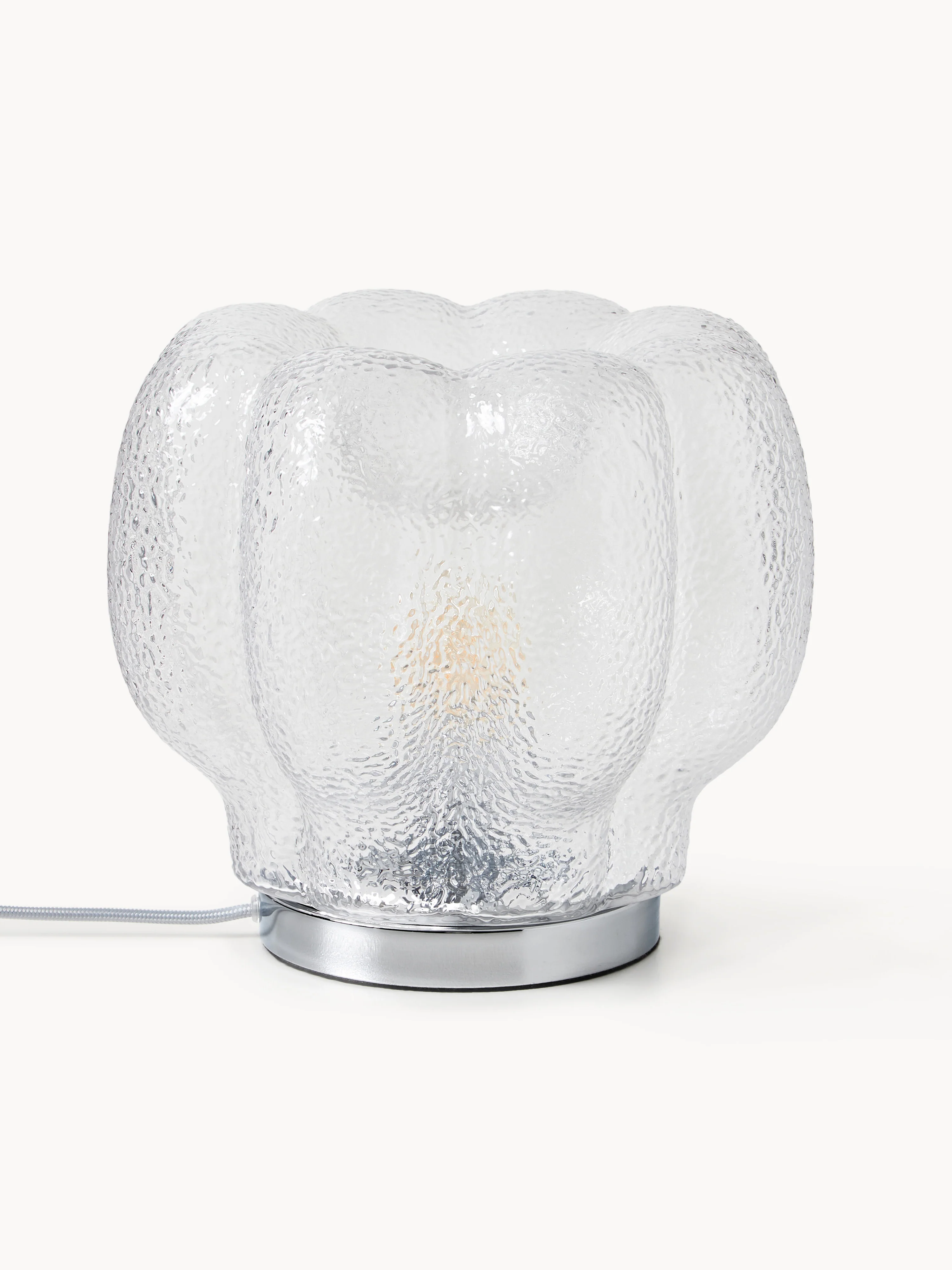 Kleine Tischlampe Umali aus Glas