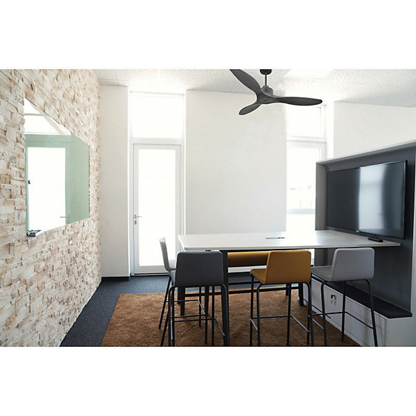 Modulo SlimRing - Super destratificateur et ventilateur DC 132 cm noirpales bois noiridéal 26 à 40 m²