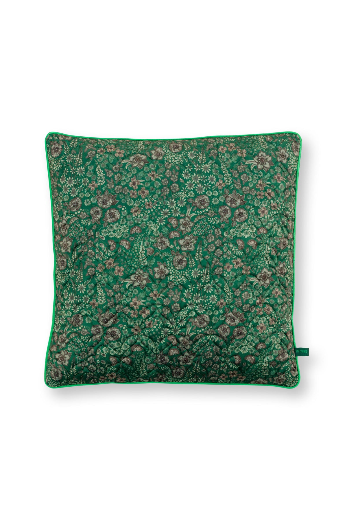 Pip Studio Sierkussen Quilted Daisy Dreams - Groen - 50x50cm
