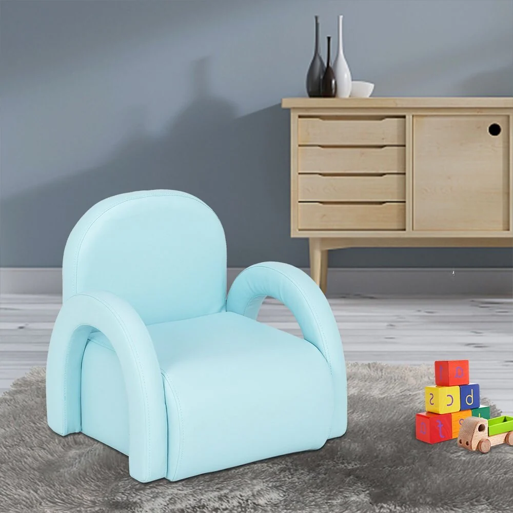 Kids Sofa Rainbow Section Sky Blue