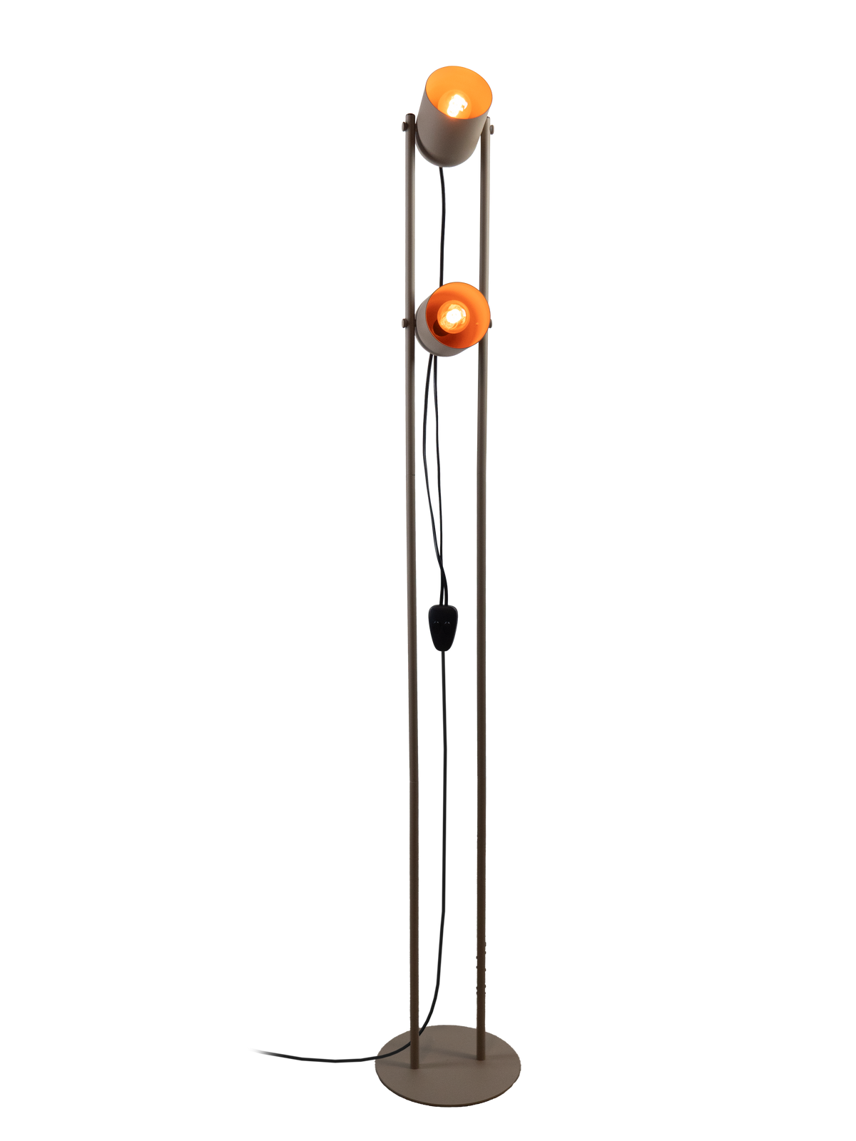 EGLO vloerlamp Tilston - 142.5 cm - zandkleur