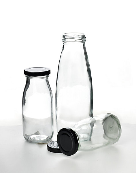 Bouteille Verre HOLLIE CLEAR 7x7x20,8 cm Transparent 500ml 1 pc