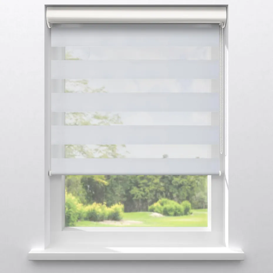 Kwantum Duo-Rolgordijnen | Duo Rolgordijn Fedde  Wit