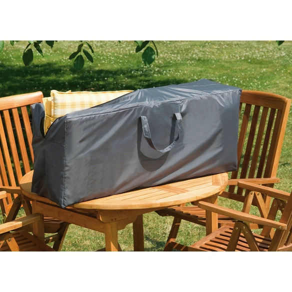 Gartenmöbel-Schutzhülle, Abdeckung für Garten-Sitzkissen, 125x32x50 cm