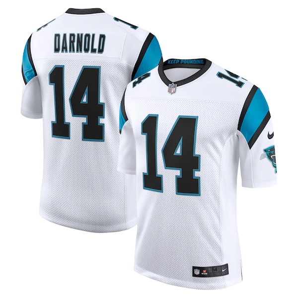 Sam Darnold Carolina Panthers Nike Vapor Limited Jersey - White/Black/Blue