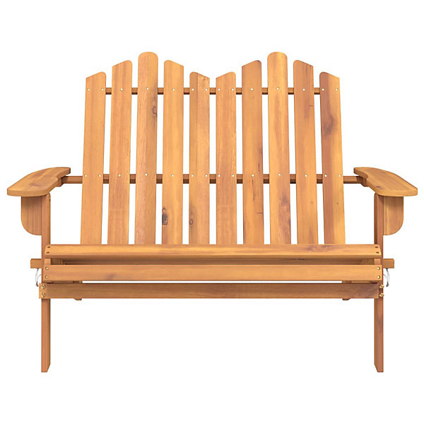 Banc de jardin meuble de patio bois Helloshop26