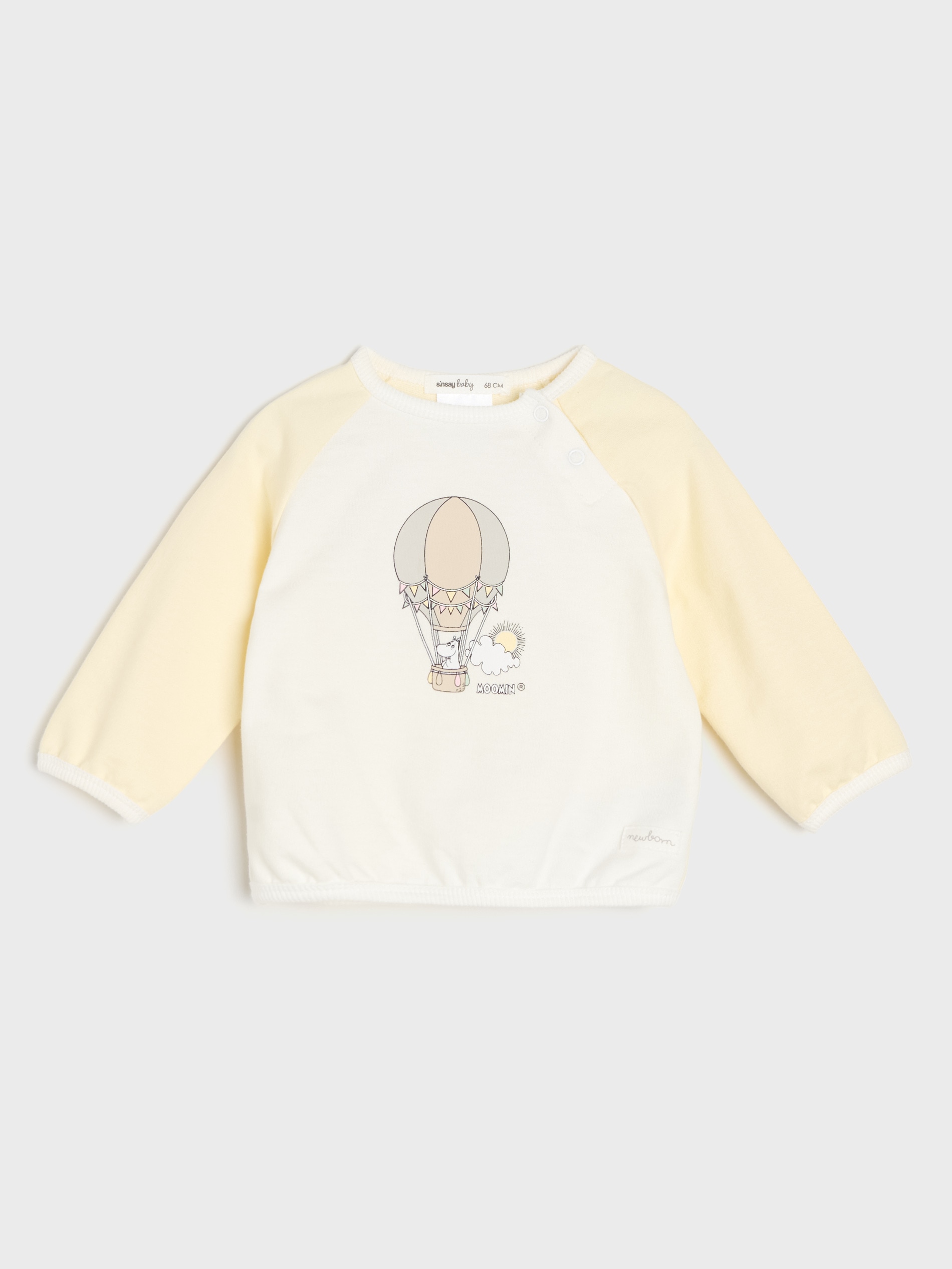 Bawełniany komplet: bluza i spodnie Moomin
