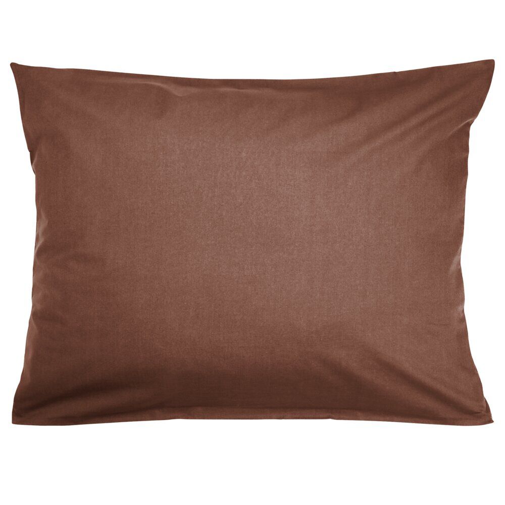 Taie d'oreiller rectangulaire microfibre uni 50x70cm (4 modèles)
