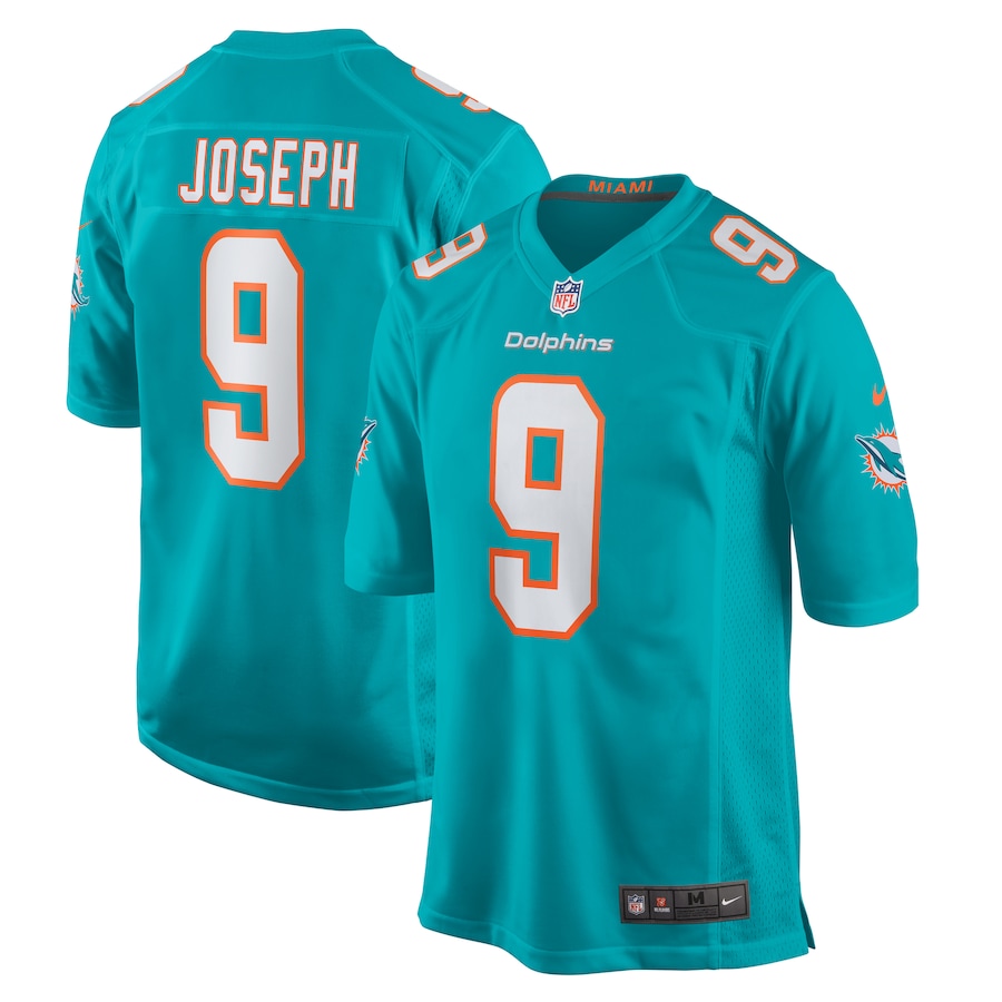 Kelvin Joseph Miami Dolphins Nike Team Game Jersey -  Aqua