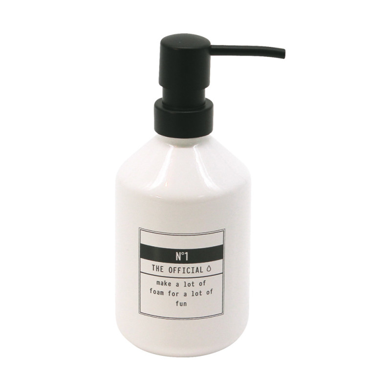 Distributeur de savon Cosmet blanc et noir ALLIBERT