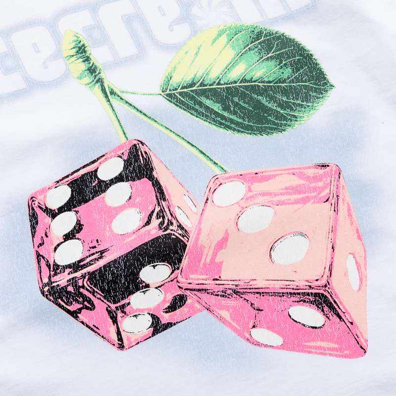 Ice Cream Cherries Tee - White