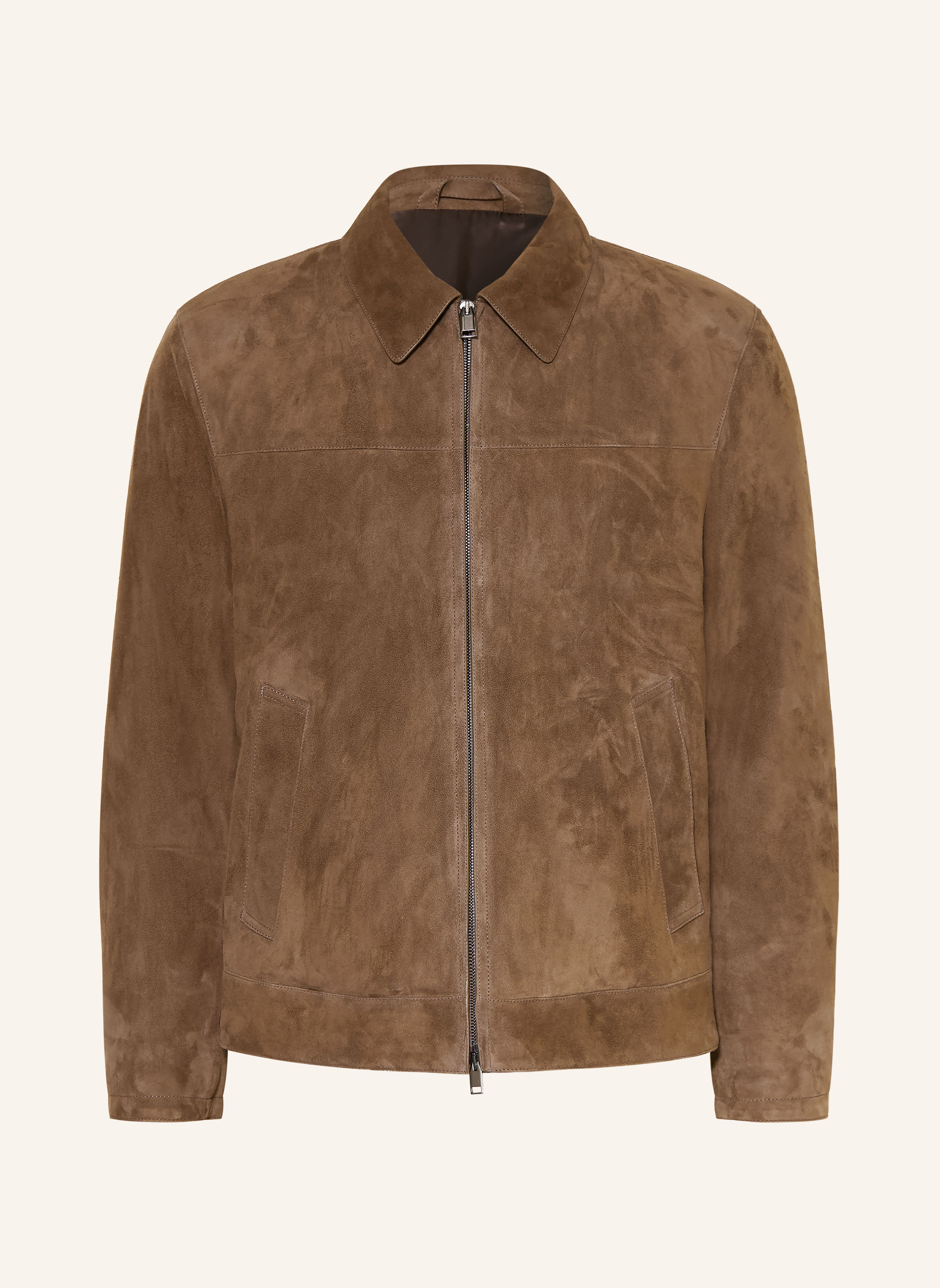 Brioni Lederjacke