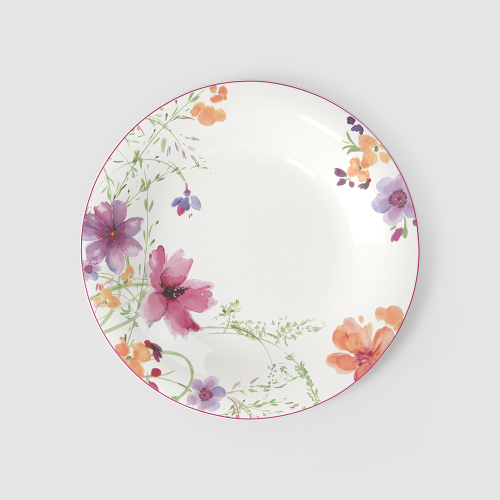 Mariefleur Serving/ Under Plate - Multi-colored, 11.9'', Premium Porcelain