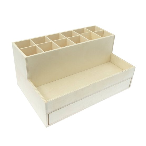 Wooden Craft Storage Box 30cm x 20cm x 15cm