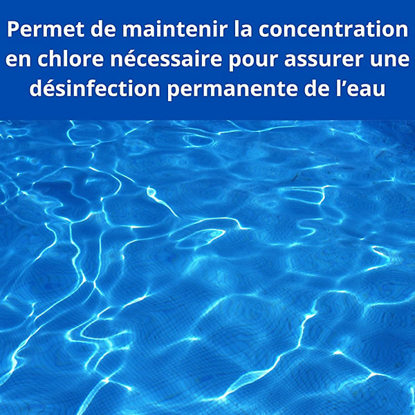 Chlore Lent Galets - Désinfection et Anti-algues - Galet 250G5KG