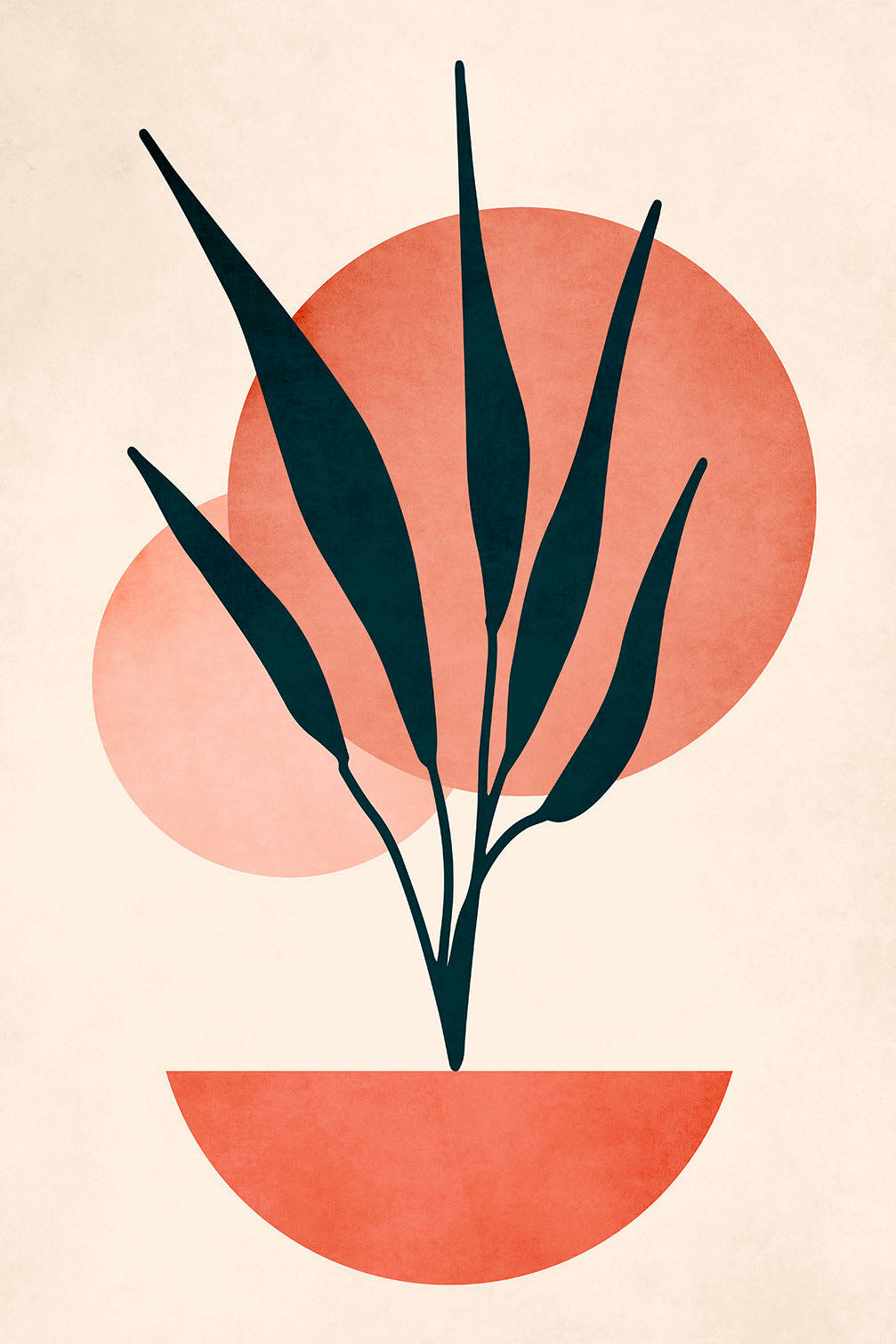 - Tableau fleurs Copenhagen deco imprimé sur toile 80x120cm