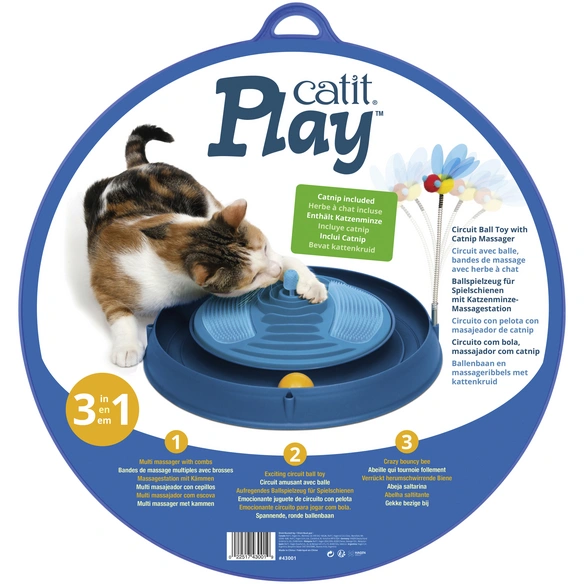 Spielzeug »Play«, 3-in-1, blau, für Katzen